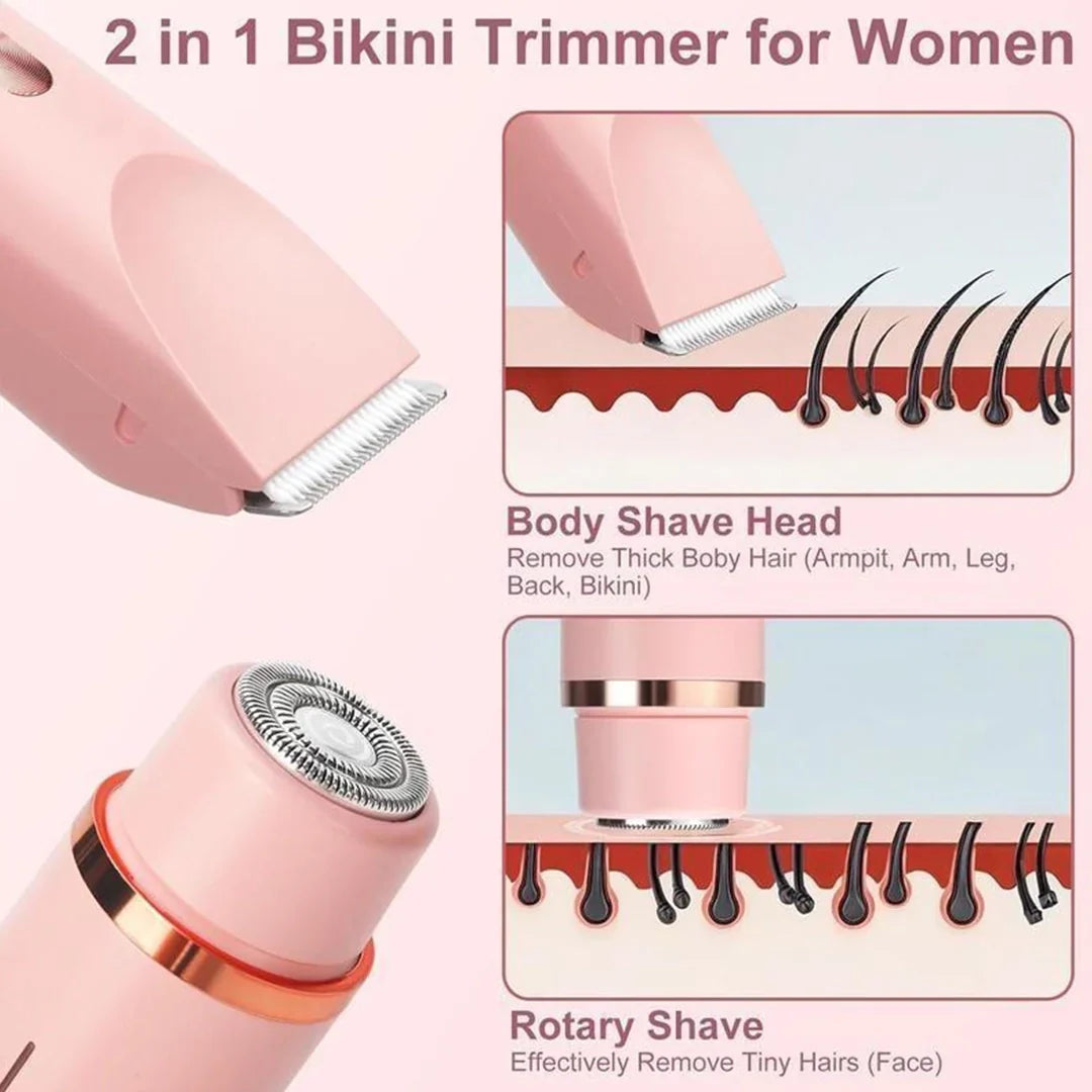 Trimmy™ | 2 in 1 pijnloze bikinilijn trimmer en meer, voor vrouwen
