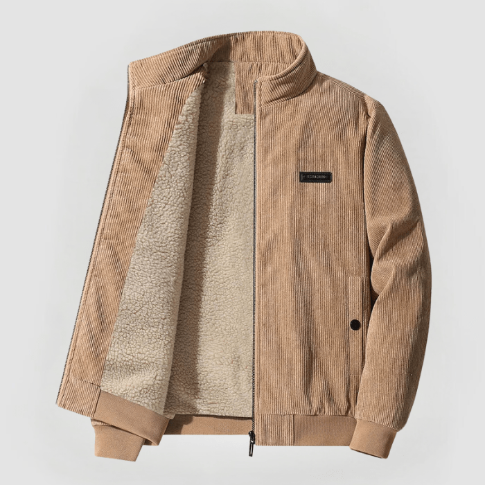 Udo - Corduroy jack met fleece