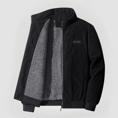 Udo - Corduroy jack met fleece