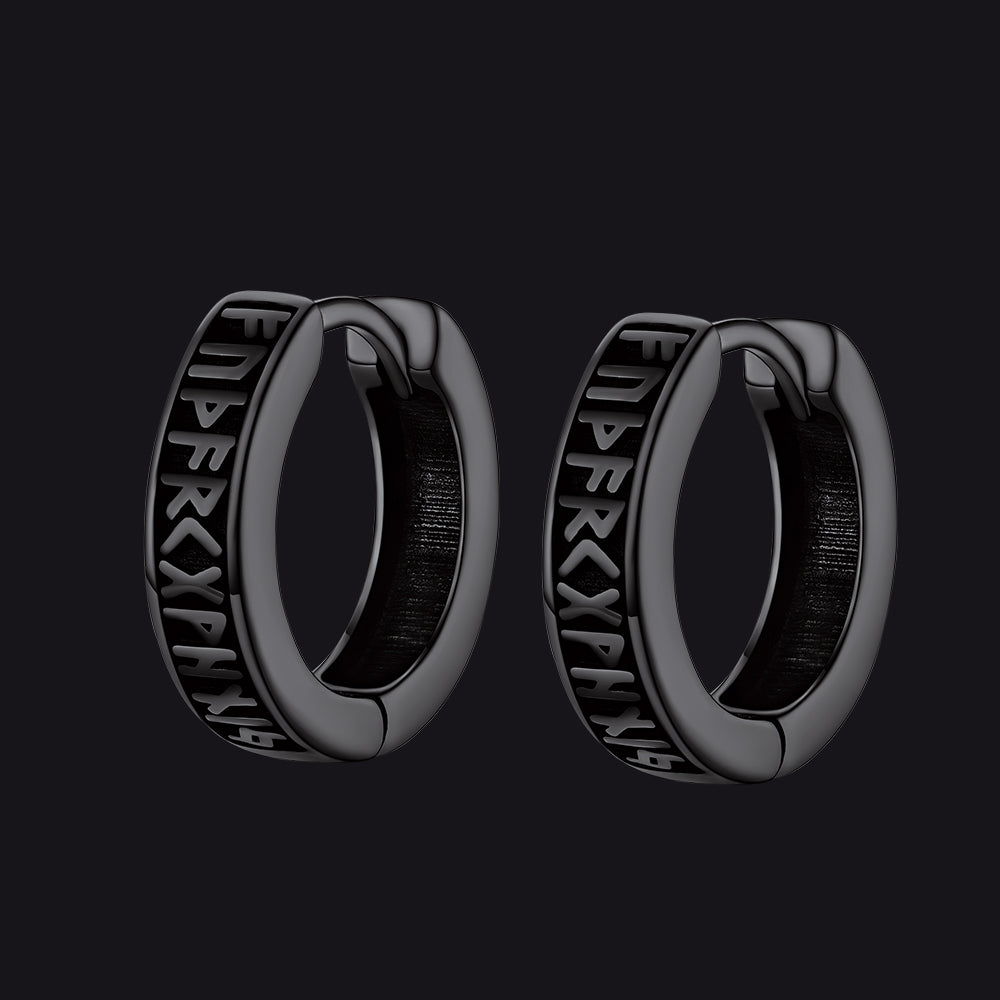 Nordic Viking Runes | oorbellen voor man en vrouw