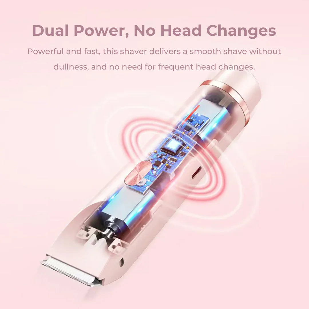 Trimmy™ | 2 in 1 pijnloze bikinilijn trimmer en meer, voor vrouwen