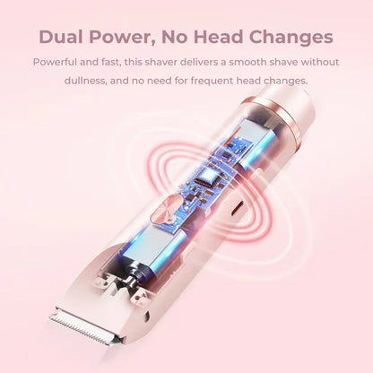 Trimmy™ | 2 in 1 pijnloze bikinilijn trimmer en meer, voor vrouwen