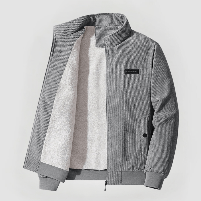 Udo - Corduroy jack met fleece