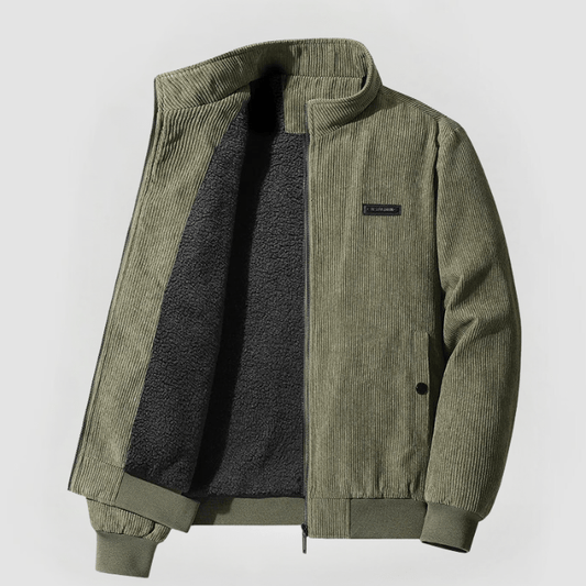 Udo - Corduroy jack met fleece
