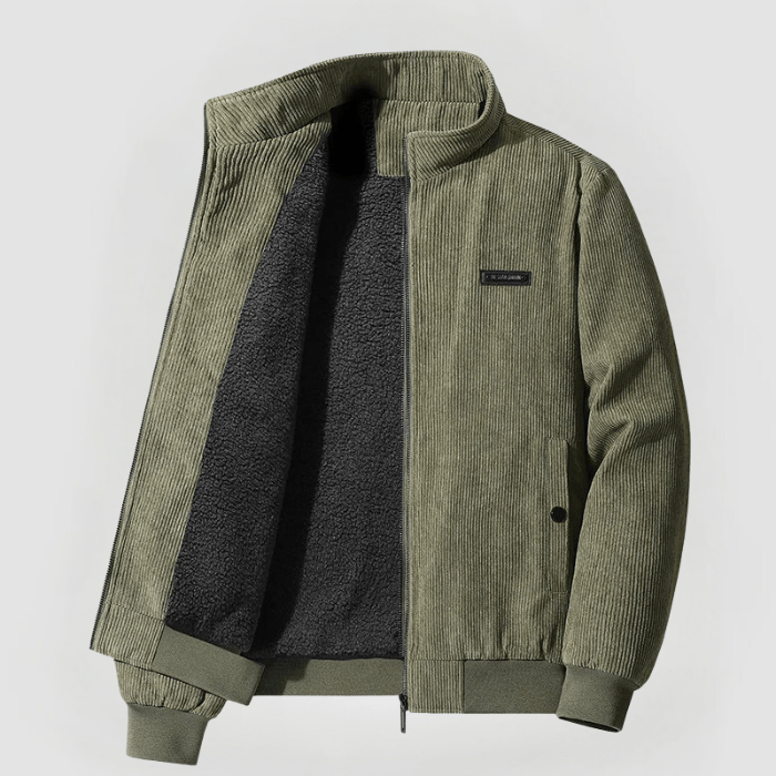 Udo - Corduroy jack met fleece