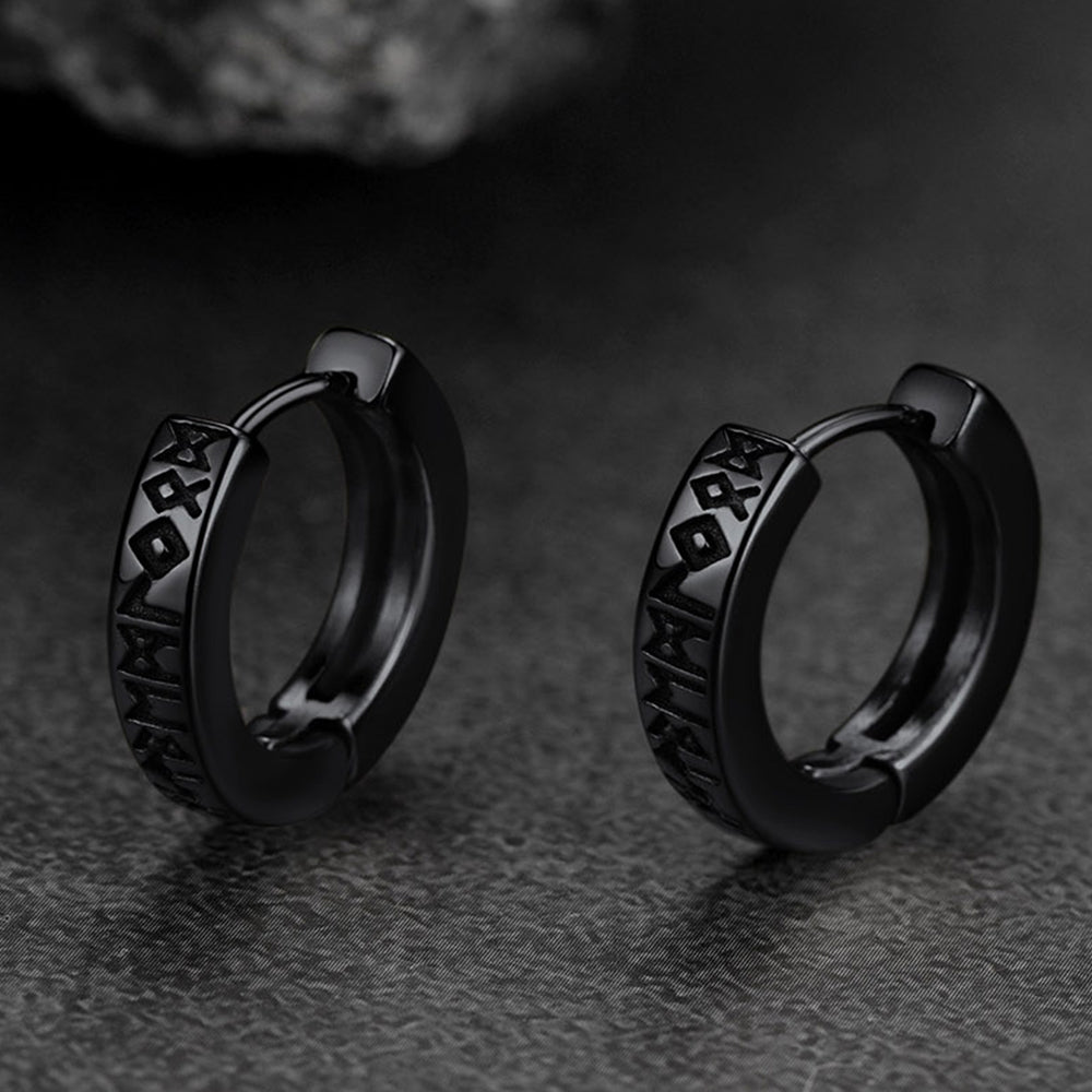Nordic Viking Runes | oorbellen voor man en vrouw