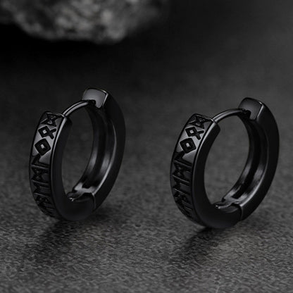 Nordic Viking Runes | oorbellen voor man en vrouw
