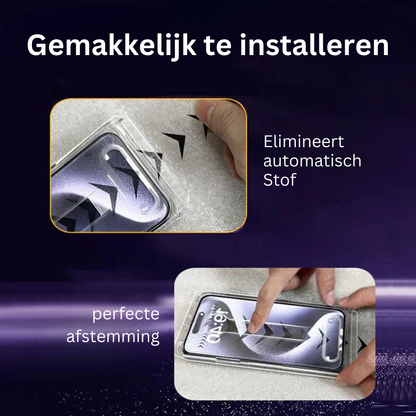 Stof- en Bubbelvrije Screen Protector - iPhone