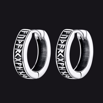 Nordic Viking Runes | oorbellen voor man en vrouw