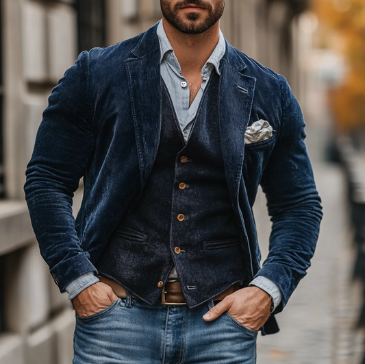 Vicenzo™ - Klassieke blazer en gilet