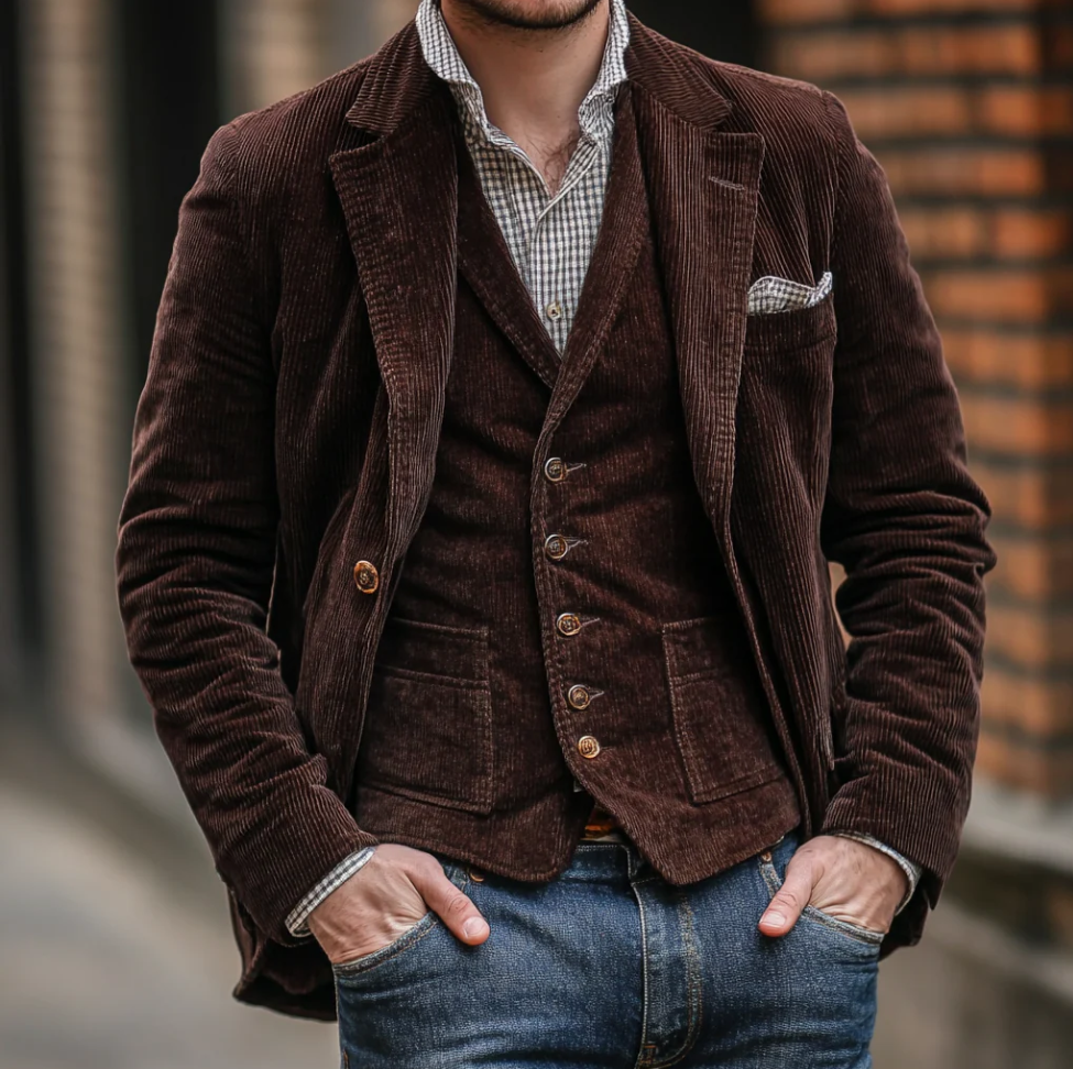 Vicenzo™ - Klassieke blazer en gilet