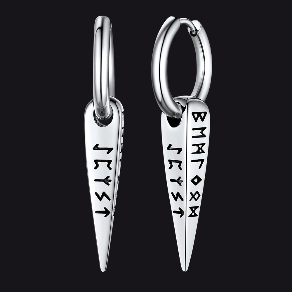 Nordic Viking Runes | oorbellen voor man en vrouw