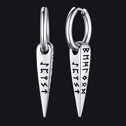 Nordic Viking Runes | oorbellen voor man en vrouw