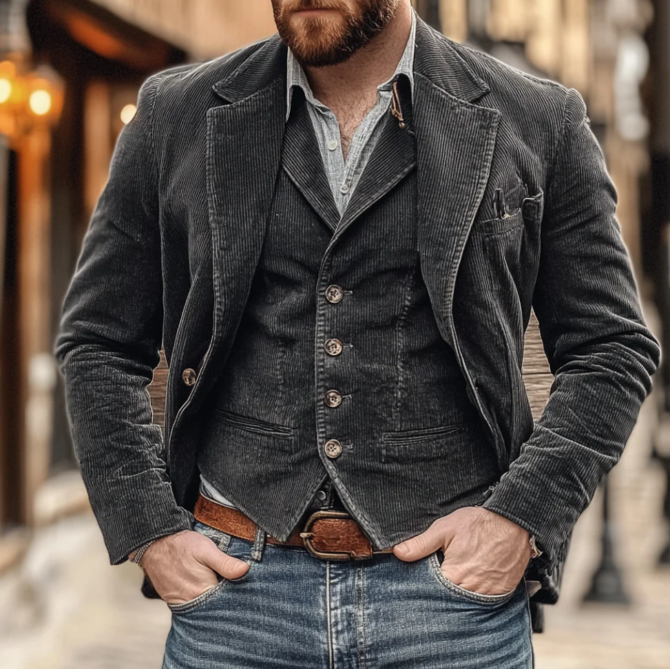 Vicenzo™ - Klassieke blazer en gilet