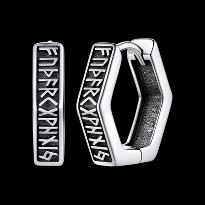 Nordic Viking Runes | oorbellen voor man en vrouw