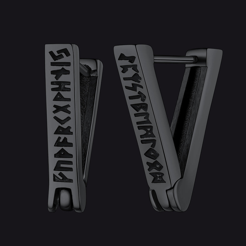 Nordic Viking Runes | oorbellen voor man en vrouw