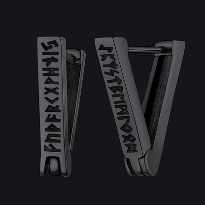 Nordic Viking Runes | oorbellen voor man en vrouw