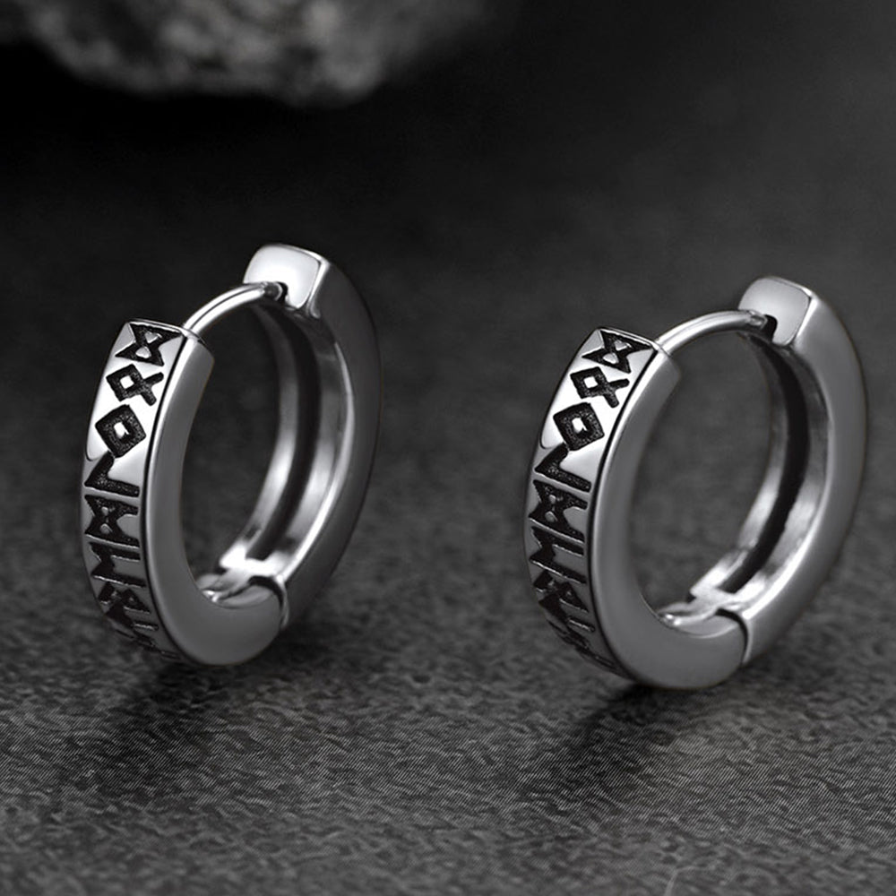 Nordic Viking Runes | oorbellen voor man en vrouw