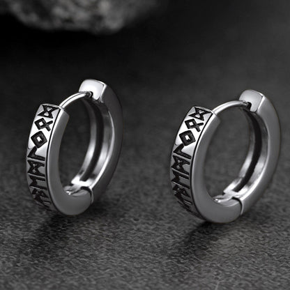 Nordic Viking Runes | oorbellen voor man en vrouw