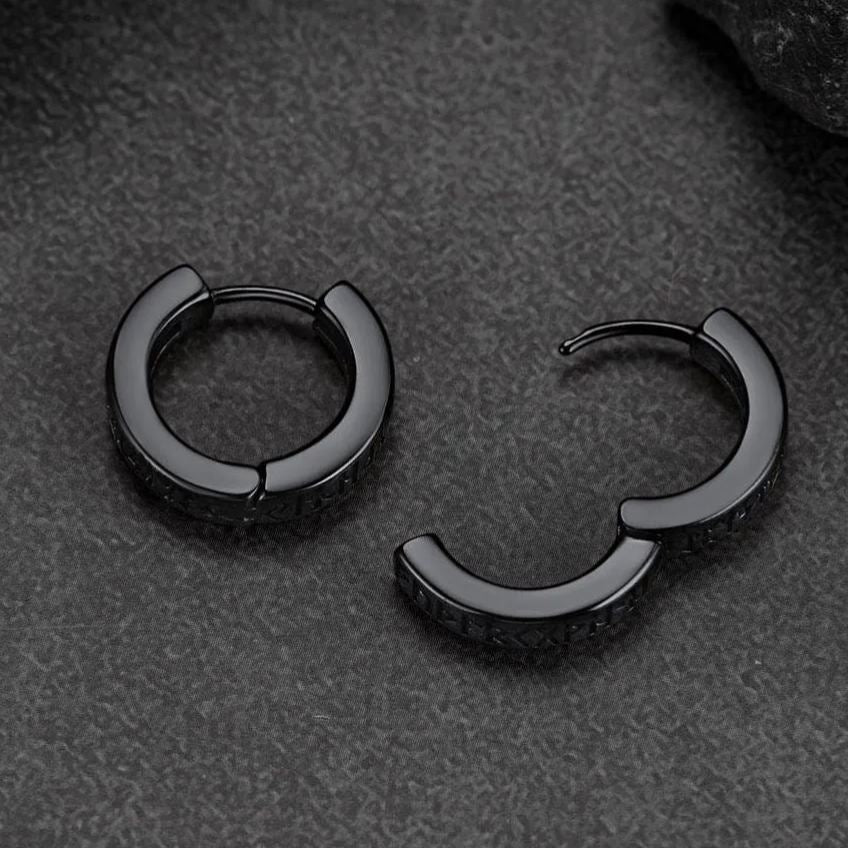 Nordic Viking Runes | oorbellen voor man en vrouw